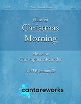 Christmas Morning SATB choral sheet music cover